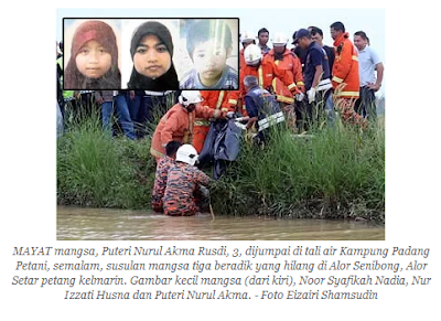 Kematian 3 Beradik - Polis Buru Teman Lelaki Kakak