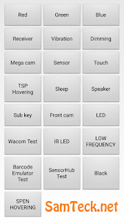 Hidden Menu in samsung galaxy S6