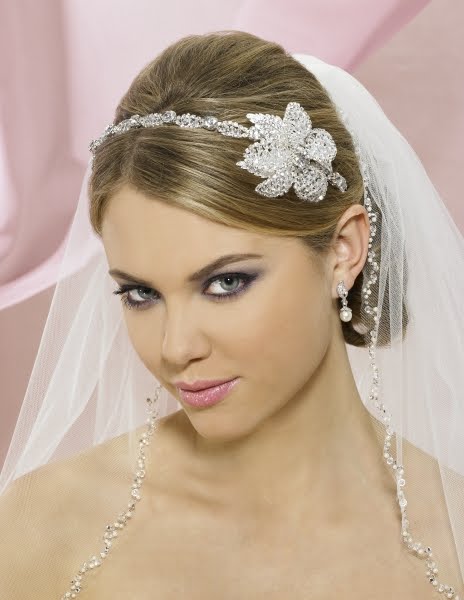 Symphony Bridal has a large selection of wedding veilsBridal veils tiaras