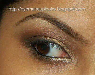 gold smokey eye makeup. gold smokey eye makeup.