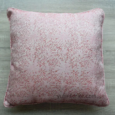 Buy Pink Patterned Lip Cord Finish Throw Pillow, Pillow Covers in Port Harcourt, Nigeria