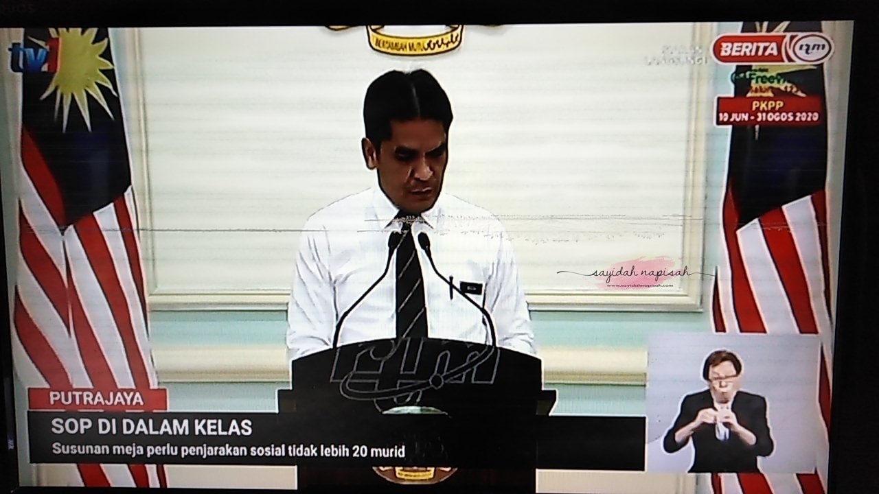 sidang media khas pembukaan semula sekolah 2020