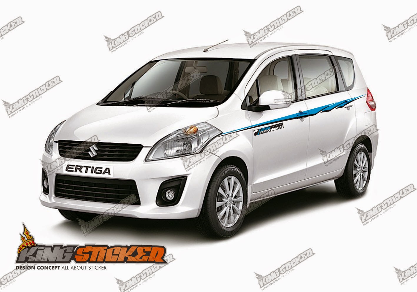 CUTTING STICKER SUZUKI ERTIGA King Sticker Bali