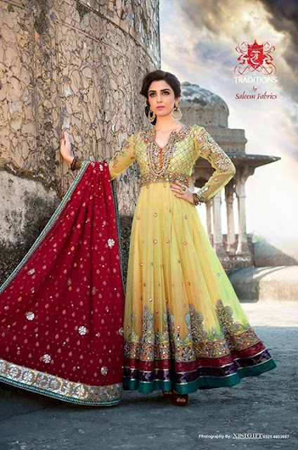 Maya Ali Photoshoot for Traditions by Saleem Fabrics