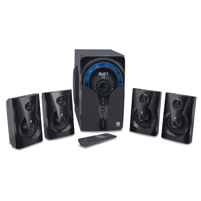 iBall Thunder 4.1 Multimedia Speaker with Bluetooth & Remote Control