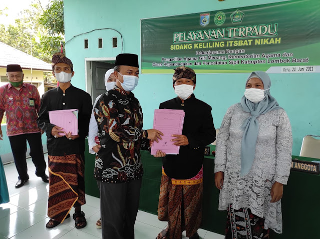 Tidak Memiliki Buku Nikah , 48 Pasangan Isbat Nikah Terpadu di Desa Keru