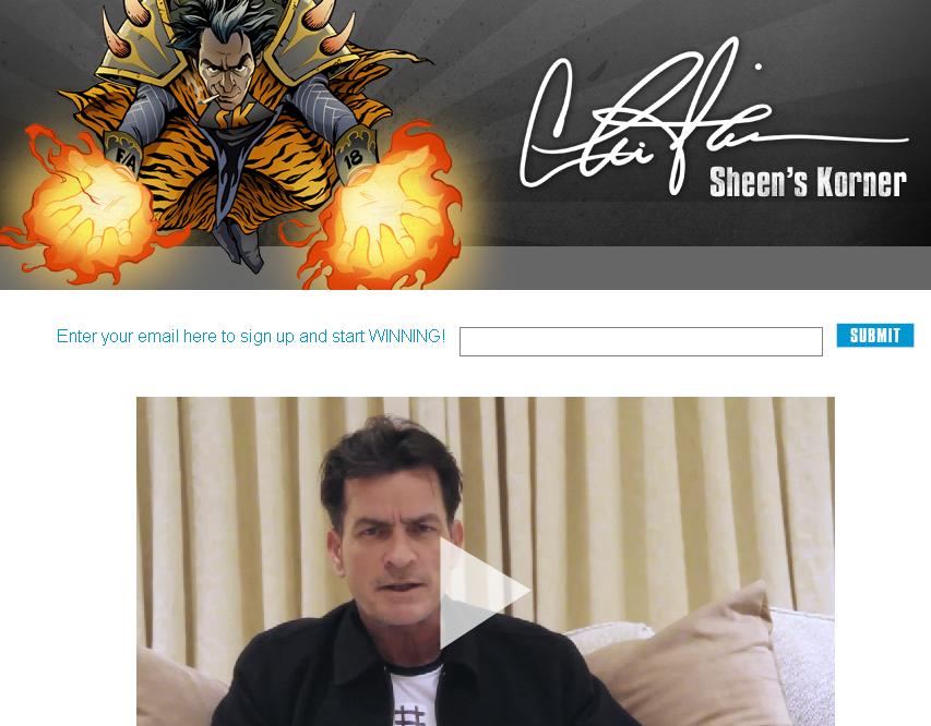 charlie sheen young and reckless. The internet became Charlie