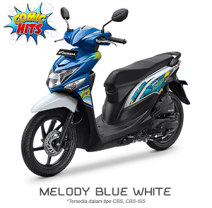 Warna Baru Beat POP ESP CBS ISS 2016 Melody Blue White