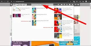 Cara Cek HP Android Support OTG  Tanpa Aplikasi Lewat Situs gsmarena.com