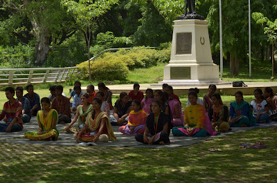 International Yoga Day at Vee Technologies - 2016