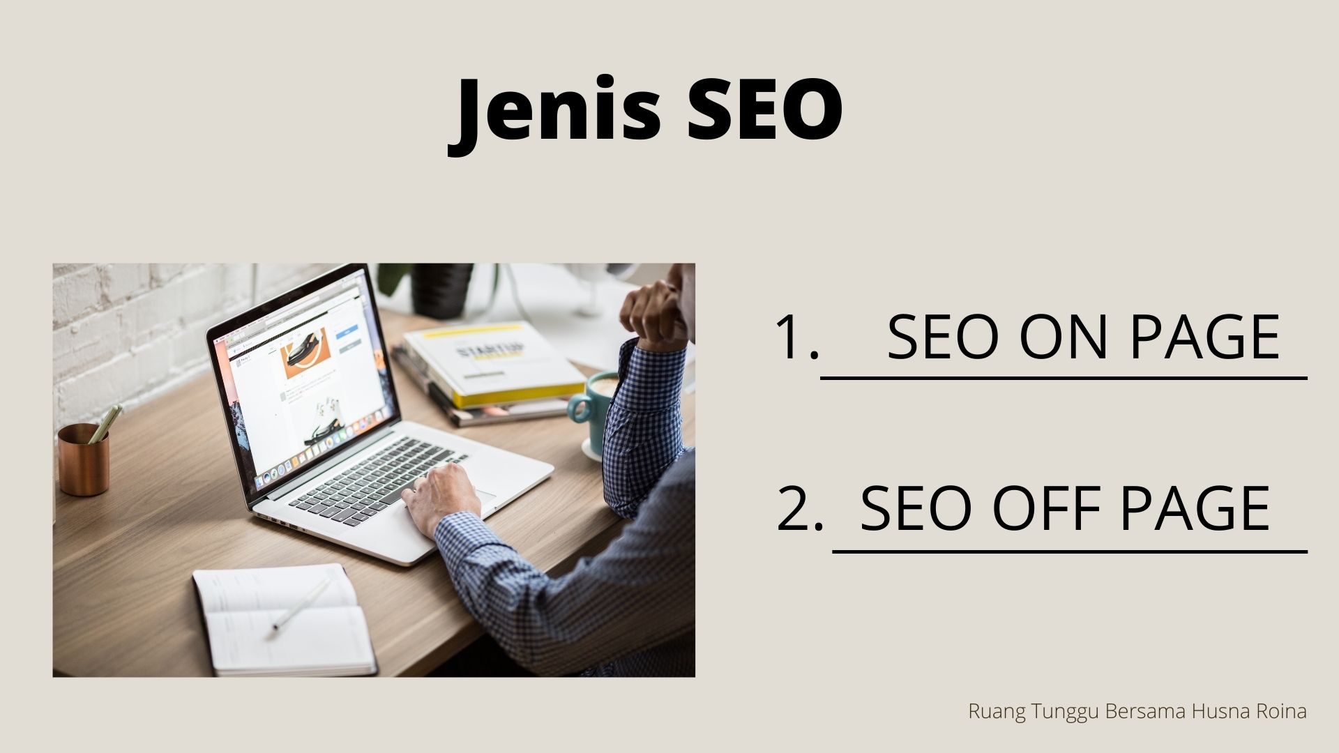 Jenis SEO On Page bagi blogger pemula