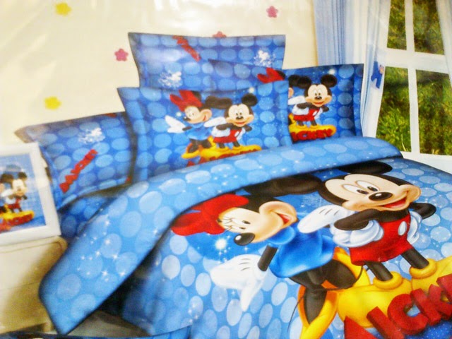 Sprei Anak Cantik Motif Mickey and Mini