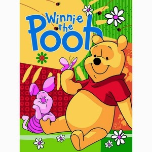  Grosir Selimut Rosanna Soft Panel Blanket Winnie The Pooh