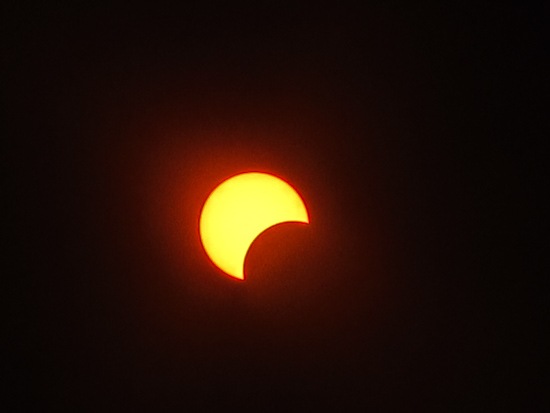 Eclipse from Brown Mountain 1