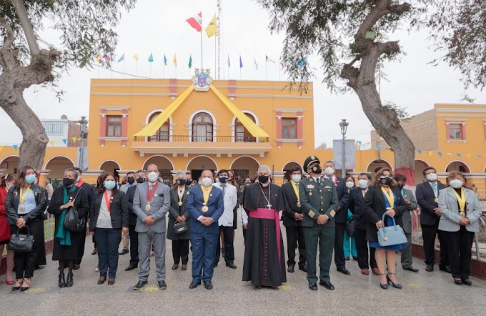 Cañete conmemoró el 465° aniversario de la Fundación Española de la “Villa de Santa María”