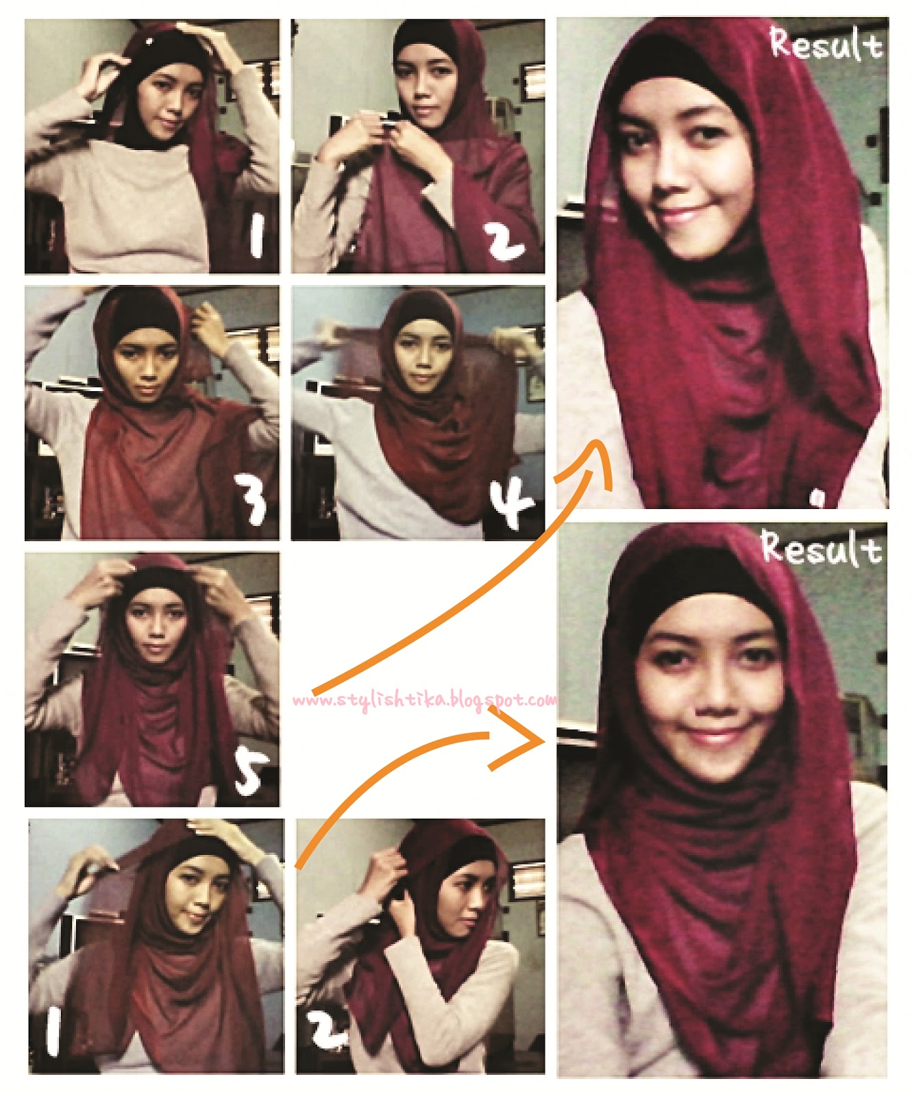 20 Foto Tutorial Hijab Indonesia Segi Empat Hana Untuk Anda Tutorial Hijab Indonesia
