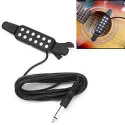 Electric Transducer Sound Pickups for Acoustic Guitars - Twelve Hole Pickup Tones - Generic Musical Instruments