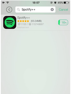 Download Spotify ++ untuk Mendapatkan Spotify Premium Gratis di iOS