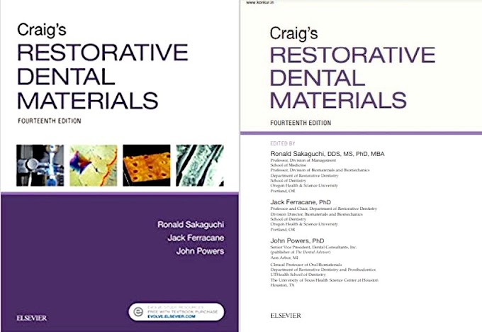 DENTAL BOOKS: Craig's Restorative Dental Materials - Ronald L. Sakaguchi - 2018