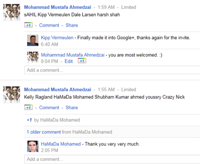 google Plus Invitation