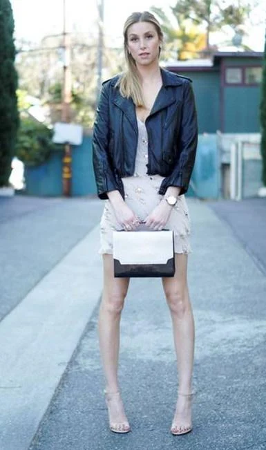 Whitney Port with Ana Mari Ortega handbag