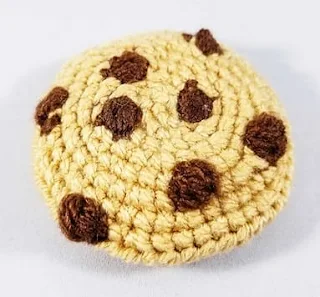 PATRON GRATIS GALLETA DE CHOCOLATE AMIGURUMI 58262