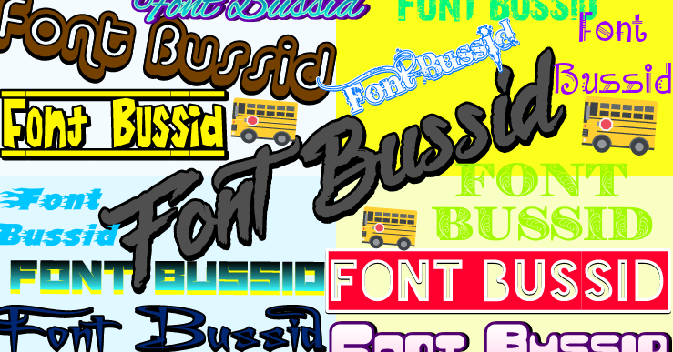 Kumpulan Font  Stiker  dan Nama  Bussid Sering Digunakan 