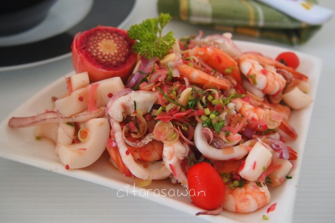 Kerabu Makanan Laut Ala Thai ~ Resepi Terbaik