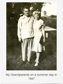 julia and alexander nagy on a summer day 1947
