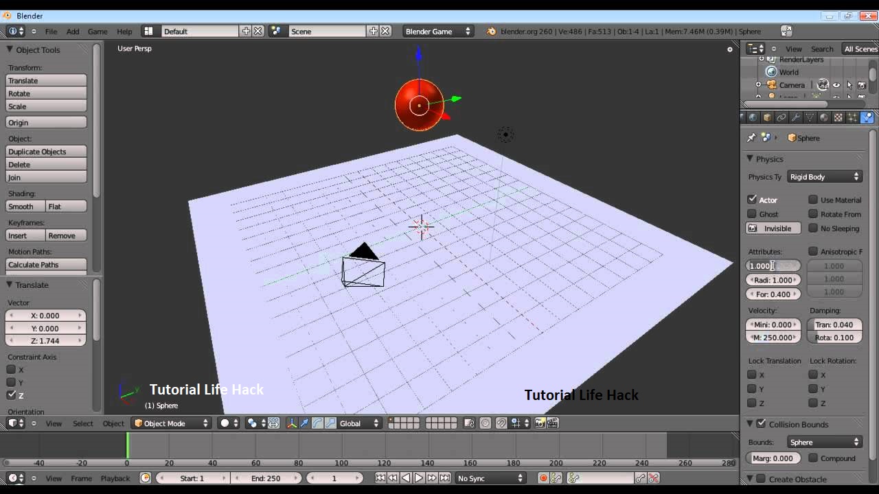  Cara  Membuat  Animasi  Dengan Blender  3D Untuk Pemula