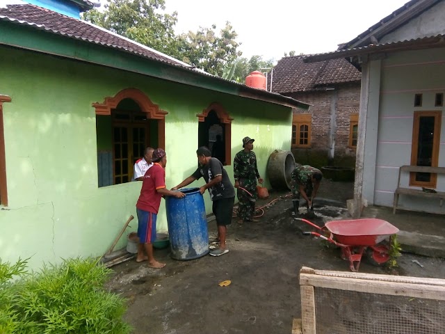 MASJID AL MUHAJIRIN DIRENOVASI SATGAS TMMD Reguler ke-104 KODIM 0726/SUKOHARJO