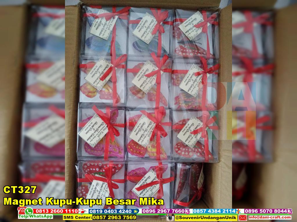 Magnet Kupu-Kupu Besar Mika  Souvenir Pernikahan