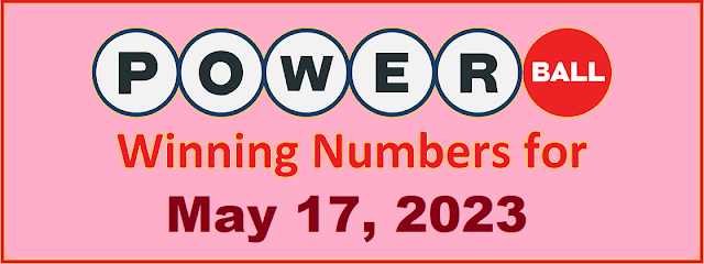 PowerBall Winning Numbers for Wednesday, May 17, 2023