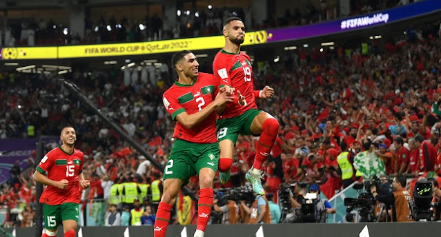 Morocco becomes first ever African team to reach the WorldCup semi-finals