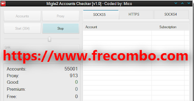 Mignle2 Accounts Checker V1.0 Coded By Mico