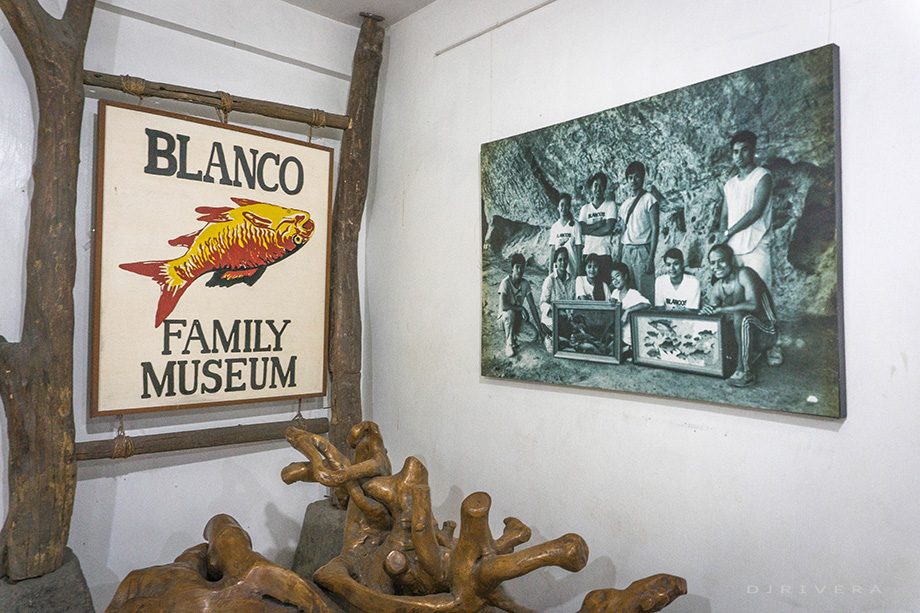 Blanco Family's portrait at the entrance