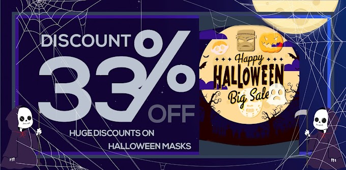 Save Up 33% on Halloween Masks