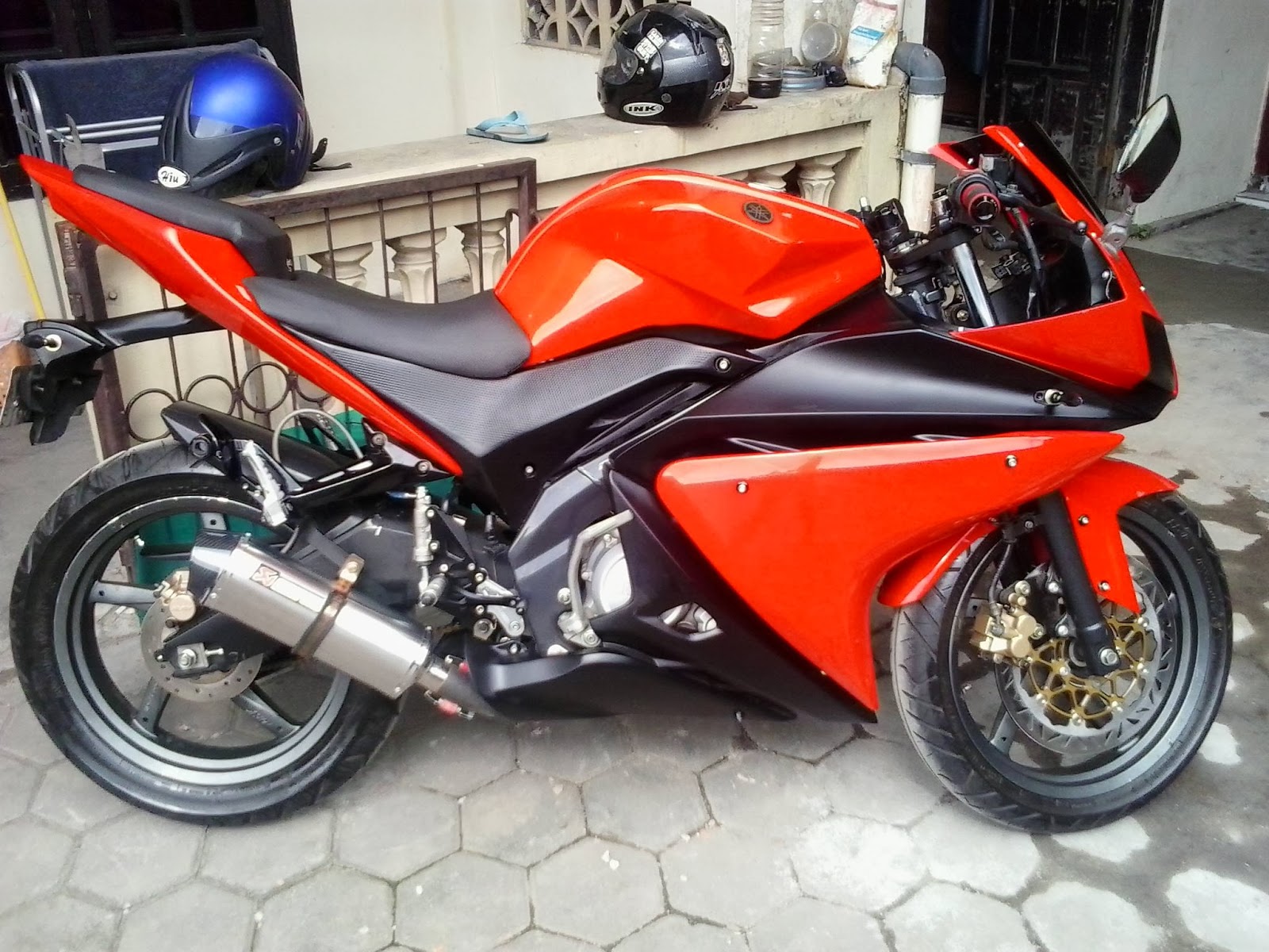 Modifikasi Yamaha Vixion Bergaya R125 Yamaha Vixion Modification