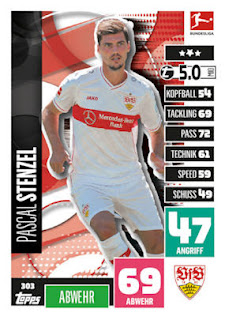 Topps Match Attax Bundesliga 2020-2021 VfB Stuttgart Set