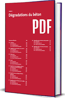  Guide pratique du béton Dégradations du béton PDF, colorations, segégation et perte de pâte ou de mortier fin, Efflorescences, Fissures, Dégradations dues au gel/dégel en l’absence ou en présence de sels de déverglaçage, Dégradations dues aux attaques chimiques dissolvantes, Dégradations dues aux attaques par des sulfates, Dégradations dues à la réaction alcalis-granulats, Dégradations liées à la corrosion de l’armature