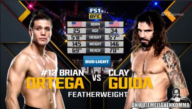 Brian Ortega vs Clay Guida Full Fight