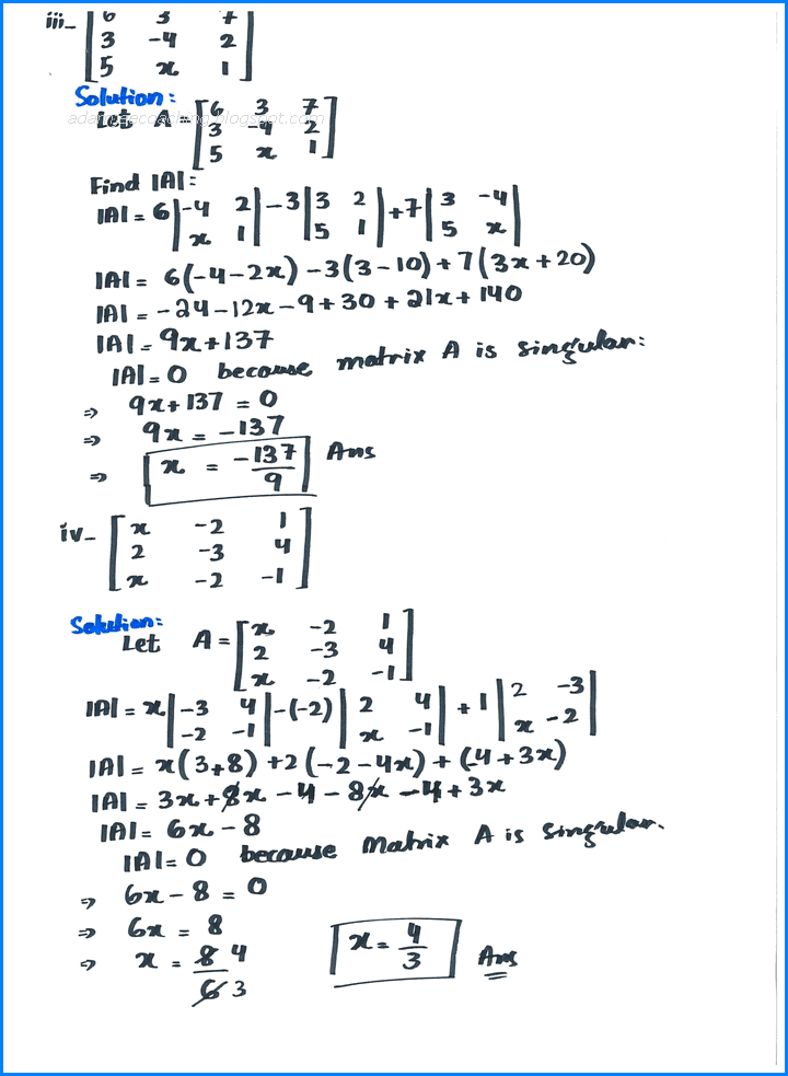 matrices-and-determinants-exercise-2-3-mathematics-11th