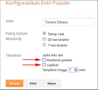 Cara Membuat Popular Post Berwarna seperti Pelangi