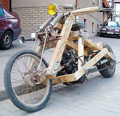 A Bike That You Can Forget - Wooden Motorbike