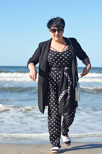 Polka dots jumpsuit  Kombinezon w groszki 