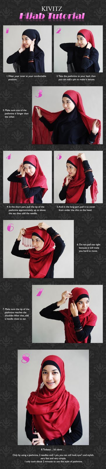 Hijabers Tutorial Sakinah : Cara Pakai Jilbab Ala Zaskia Adya Mecca