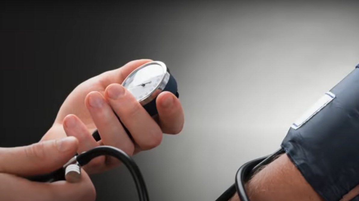 What causes high blood pressure in men?