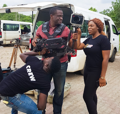 Filmmaker, ?Chika?Ike?Shoots a TV Commercial for Abia State Government