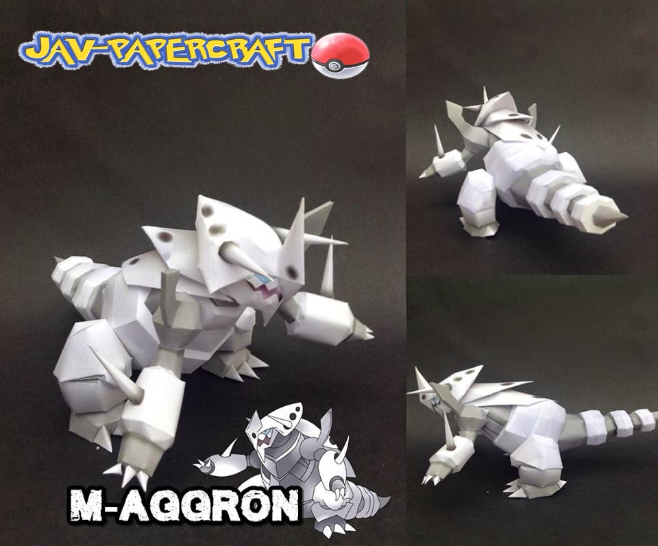 Mega Aggron Papercraft