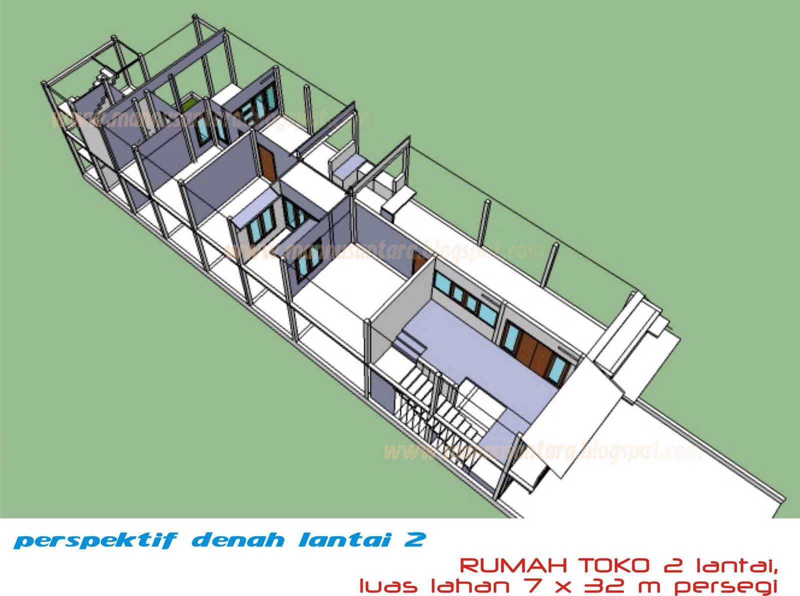 ManNusantara Design Indonesia Desain  Rumah Toko Ruko  